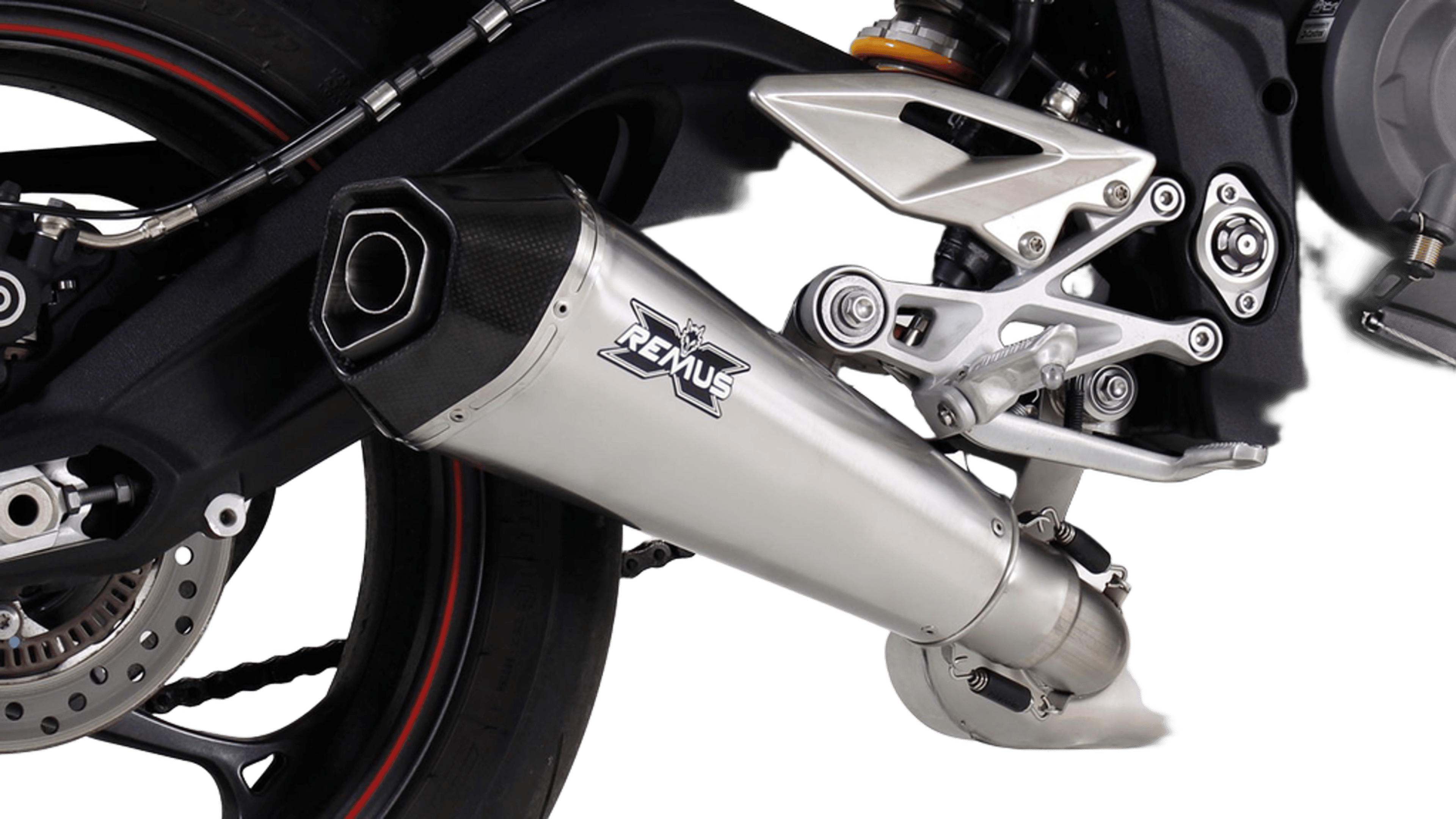 Silenciador deportivo Hypercone Slip On con silenciador delantero para TRIUMPH Street Triple 675 S/R/RS