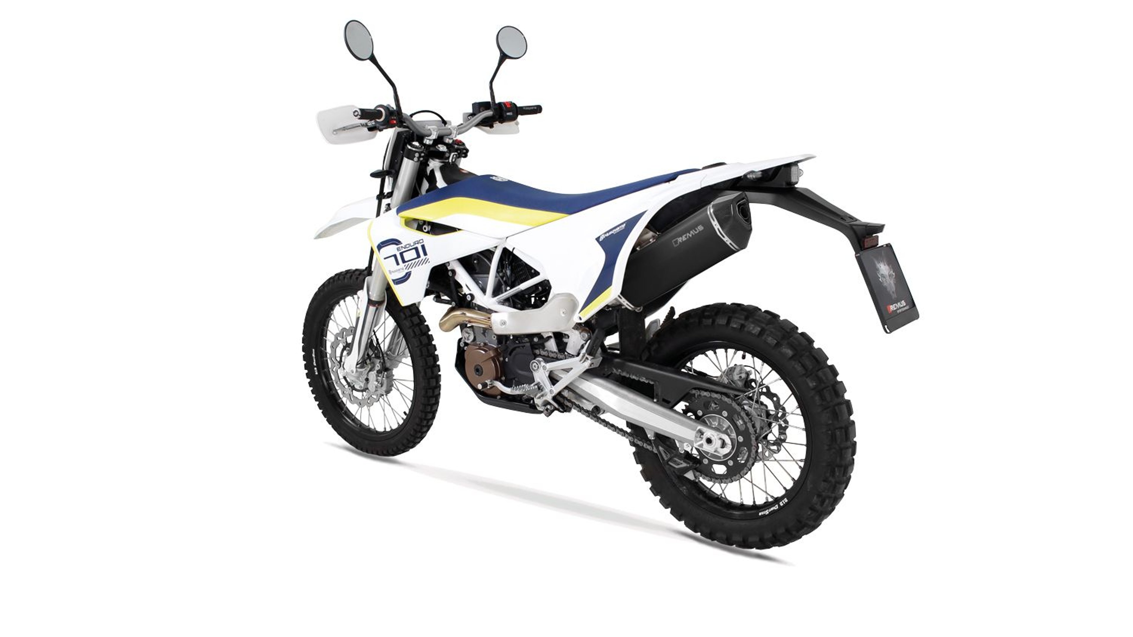 BLACK HAWK Slip on Exhaust for Husqvarna 701 Enduro & Supermoto